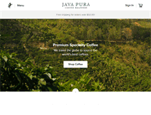 Tablet Screenshot of javapura.com